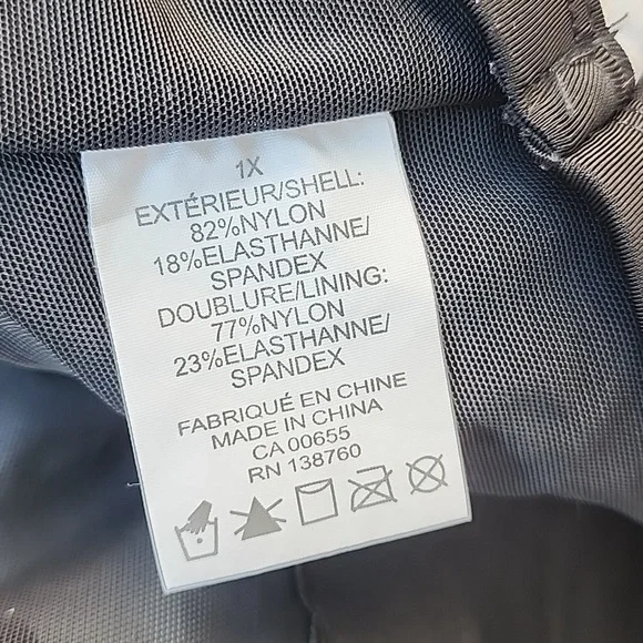 (1X) Black and White Polka Dot Tankini Top Classic Flirty Ruffled Fun Vacation - Picture 8 of 10